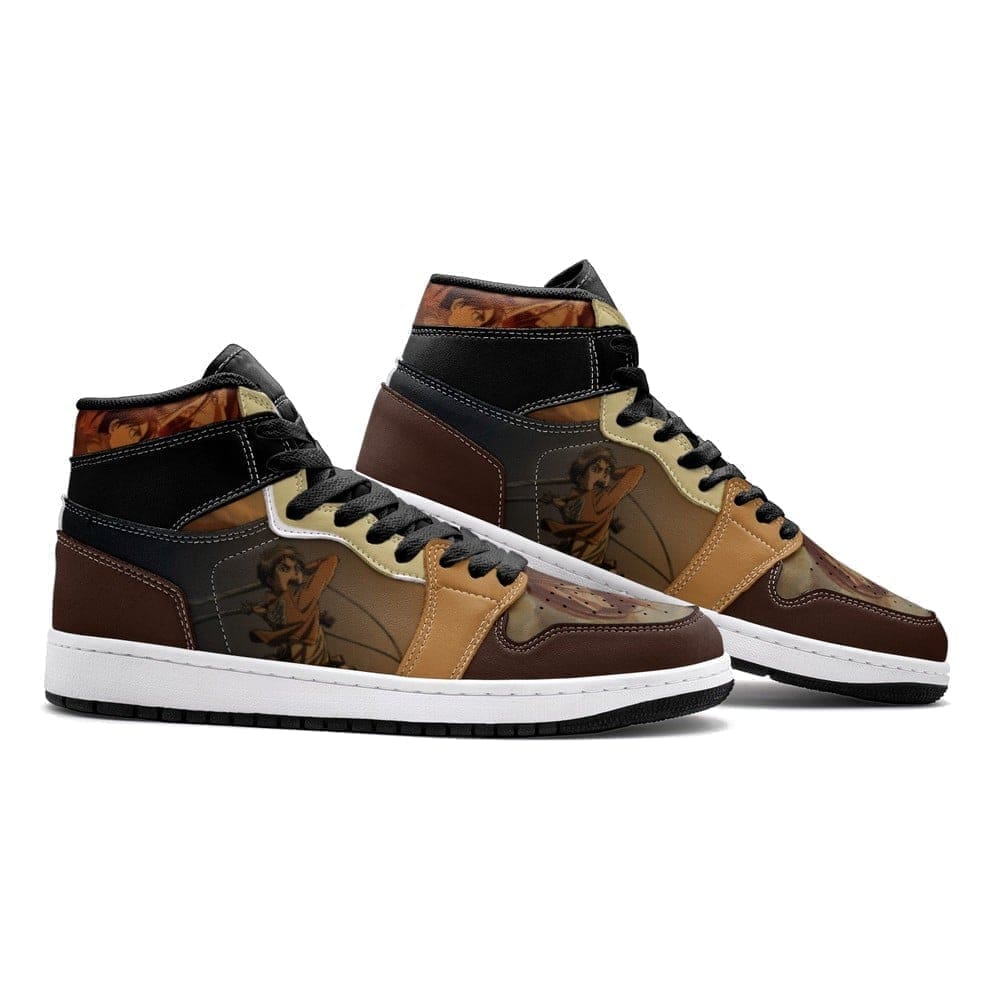 Eren Yeager Shingeki No Kyojin Air Jordan 1 High Top Shoes Eren Yeager Shingeki No Kyojin Air Jordan 1 High Top Shoes Sneakatelier