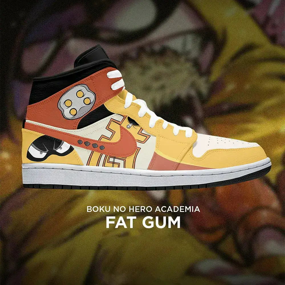 Fat Gum My Hero Academia Custom High Top Shoes - Sneakatelier