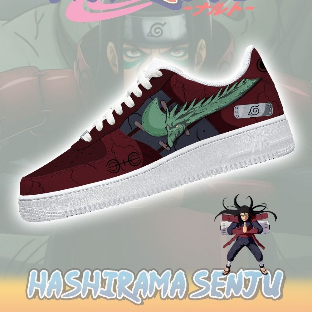 First Hokage Hashirama Senju Naruto AF1 Shoes - Sneakatelier