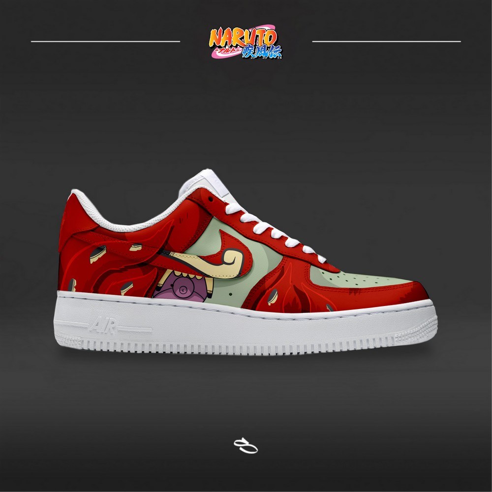 Four-Tails Bijuu Son Gokū Naruto AF1 Shoes - Sneakatelier