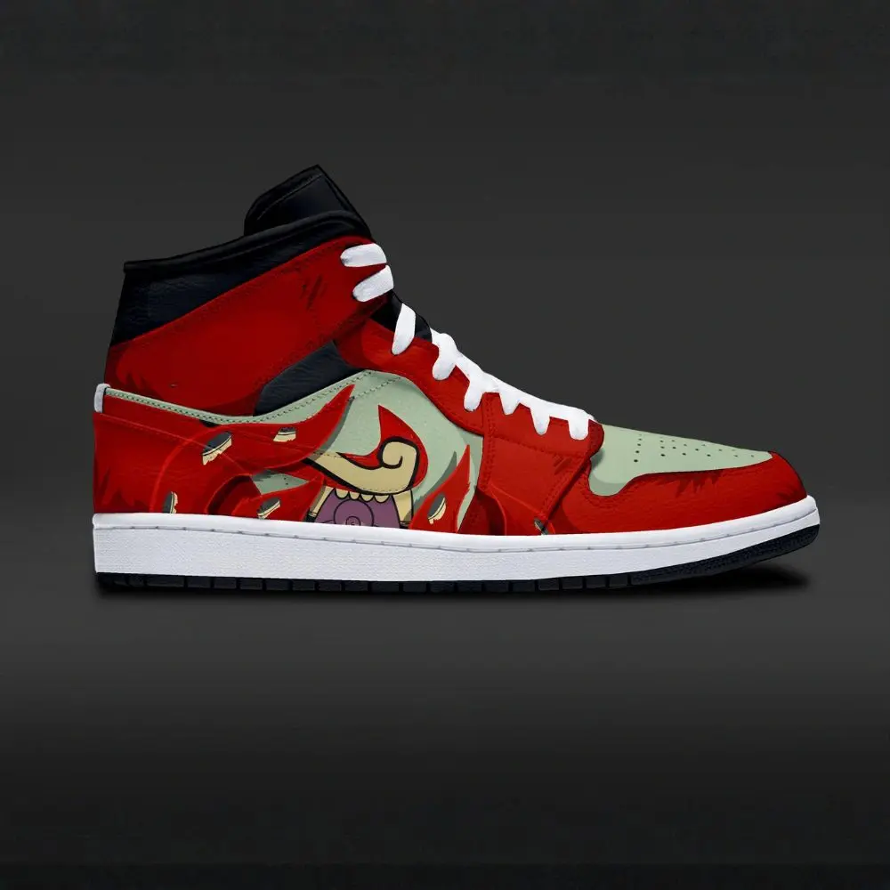 Four-Tails Bijuu Son Goku Naruto Edition High Top Shoes - Sneakatelier