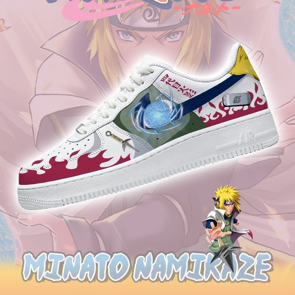 Fourth Hokage Minato Namikaze Naruto AF1 Shoes - Sneakatelier