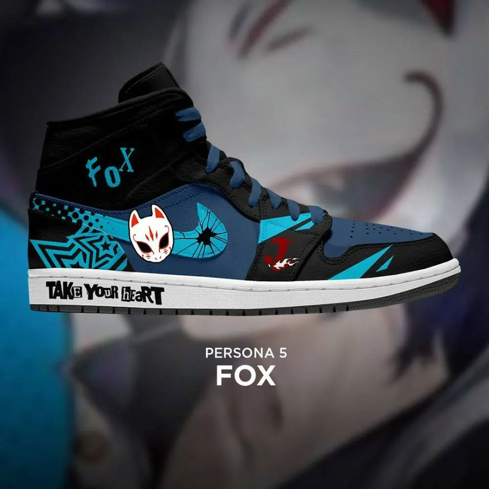 Fox Persona 5 Special Edition High Top Shoes - Sneakatelier