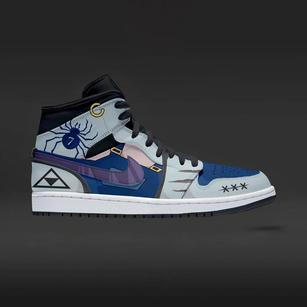 Franklin Hunter X Hunter Custom High Top Shoes - Shoesmates Franklin Hunter X Hunter Custom High Top Shoes - Sneakatelier Sneakatelier
