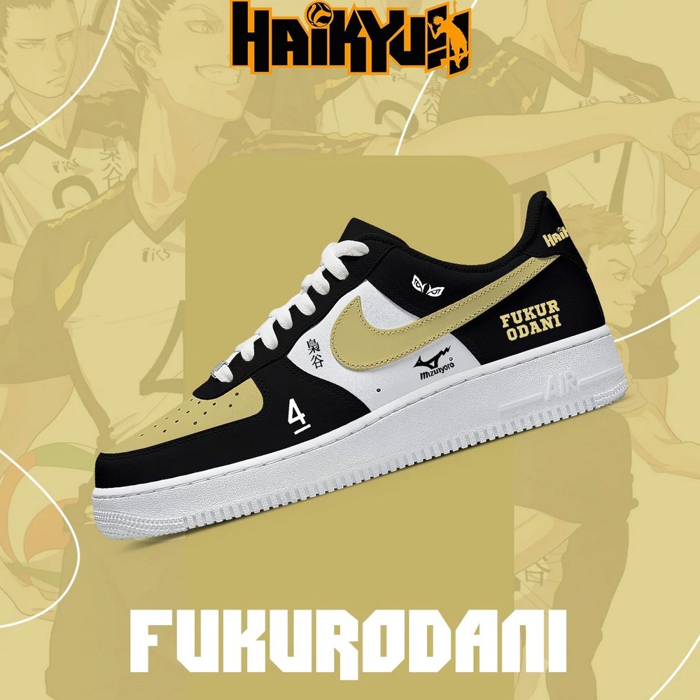 Fukurodani Haikyuu!! AF1 Shoes - Sneakatelier