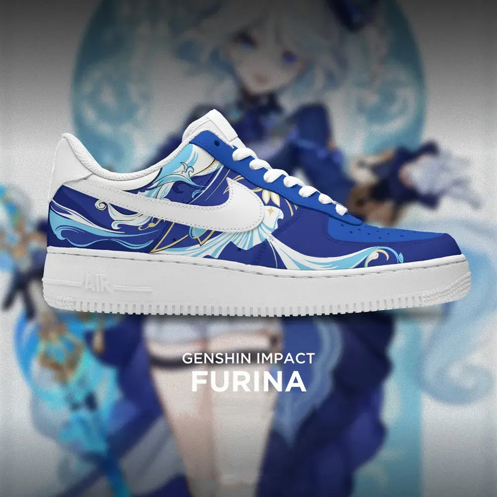Furina Genshin Impact New Low Top Shoes - Sneakatelier