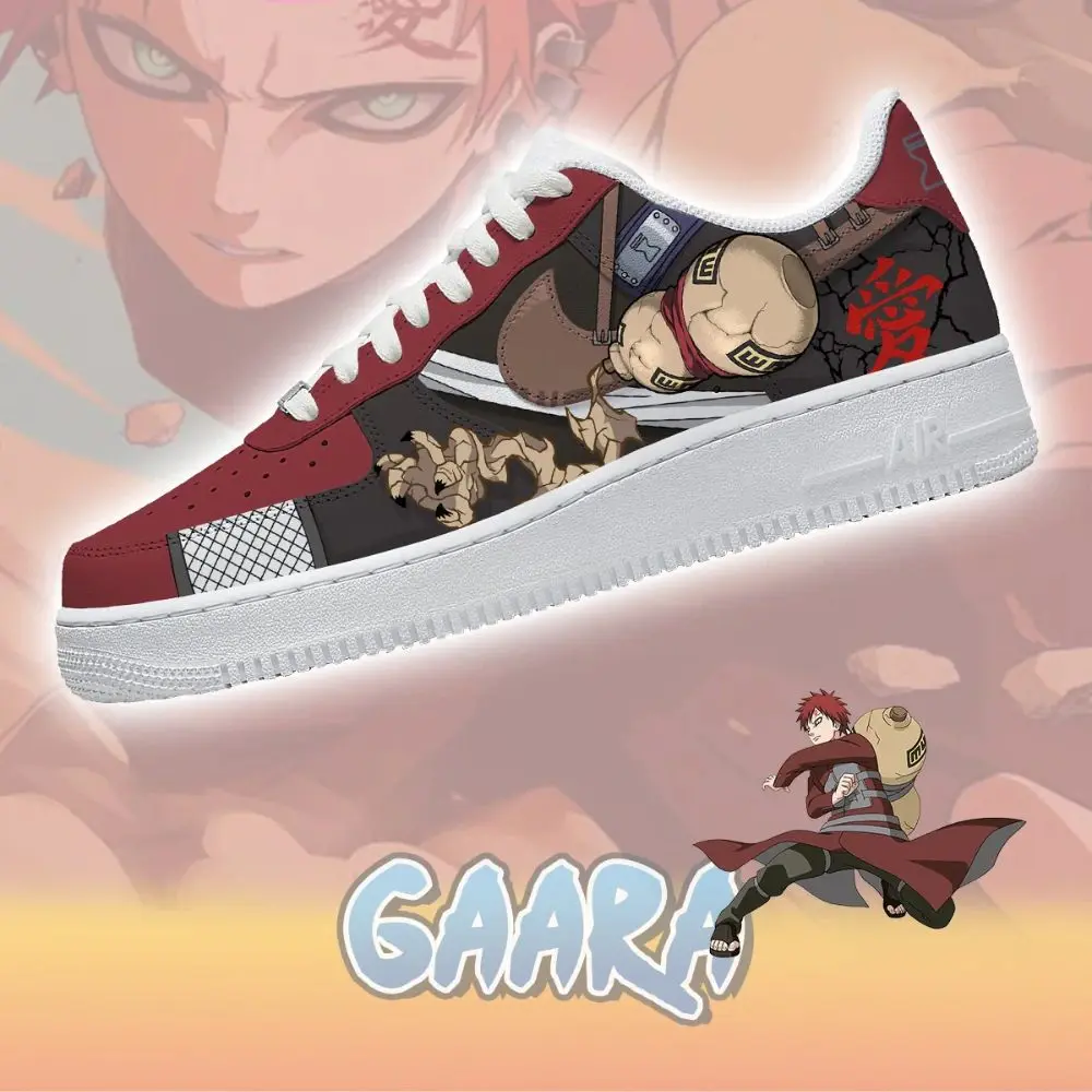 Gaara V.2 Naruto Limited Custom Low Top Shoes - Sneakatelier