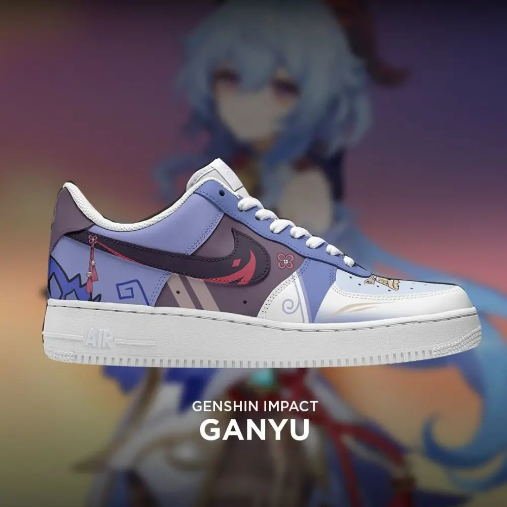 Ganyu Genshin Impact Low Top Shoes - Sneakatelier