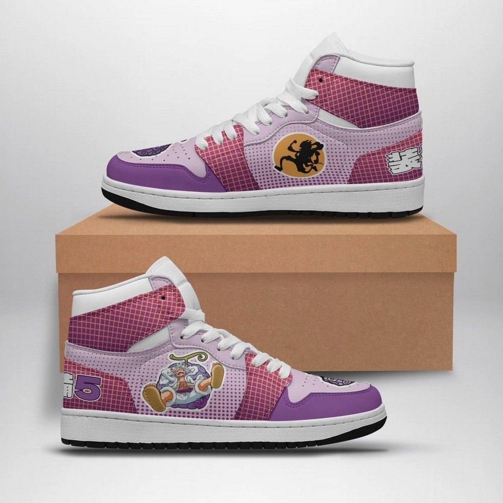 Gear 5 Luffy V2 One Piece AJ1 Shoes - Sneakatelier