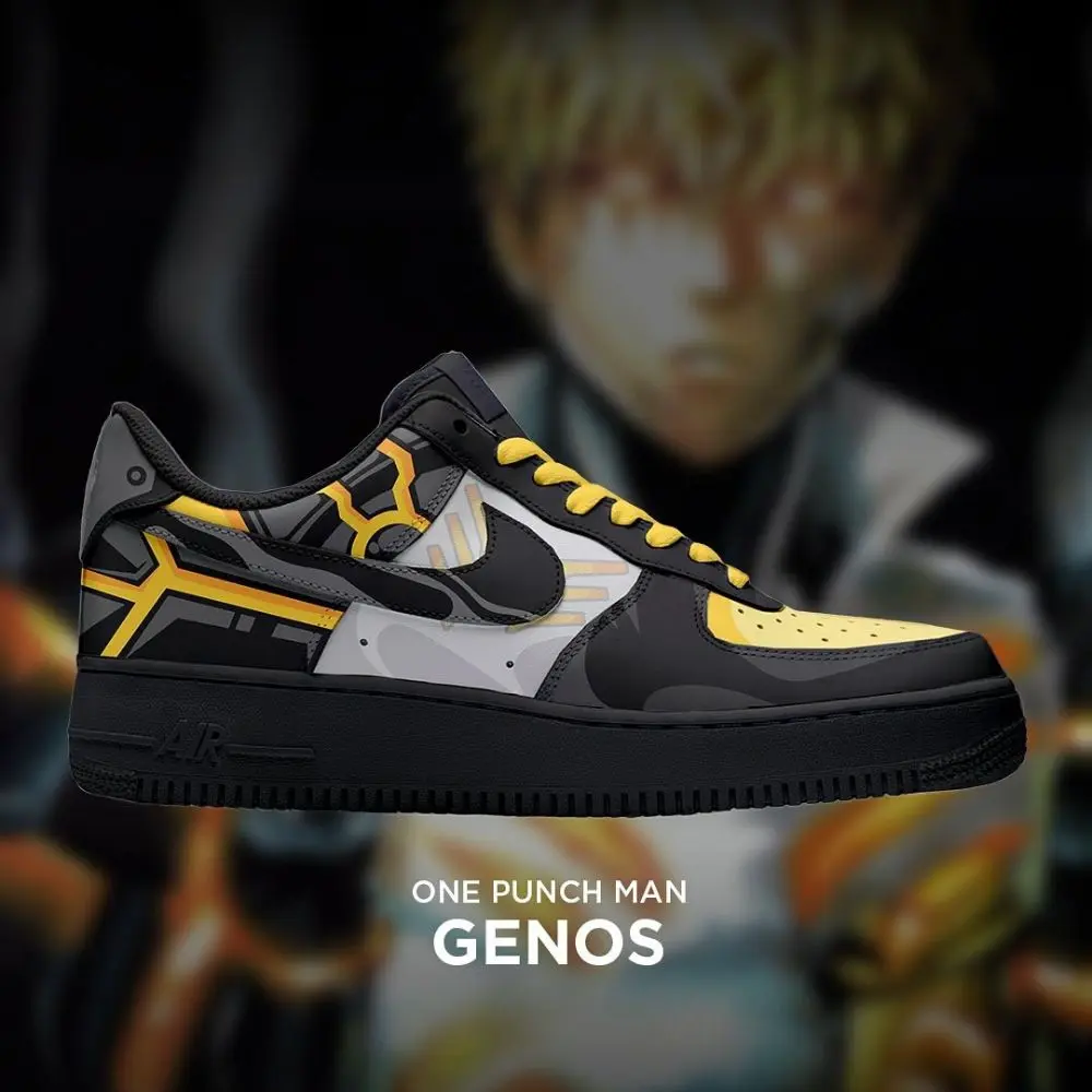 Genos One Punch Man Low Top Shoes - Sneakatelier