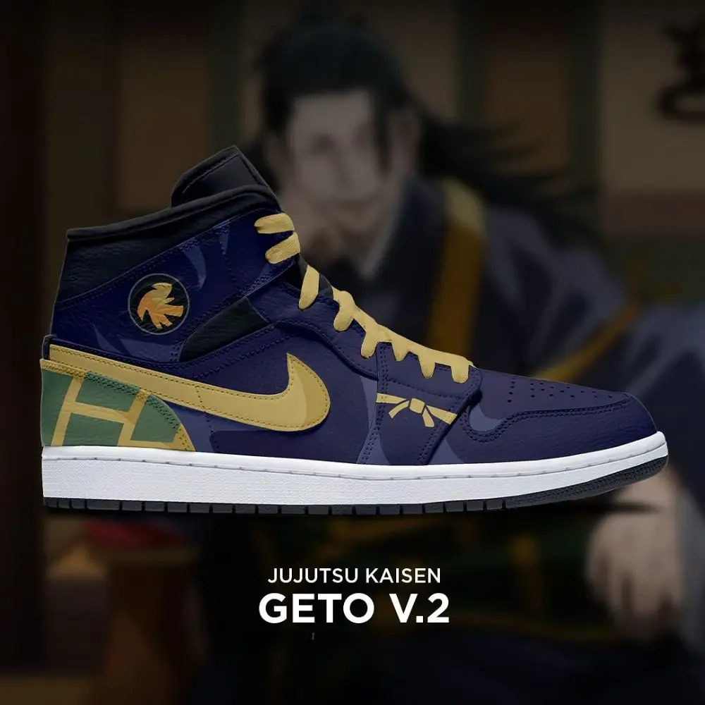 Geto Limited Jujutsu Kaisen High Top Shoes - Shoesmates Geto Limited Jujutsu Kaisen High Top Shoes - Sneakatelier Sneakatelier