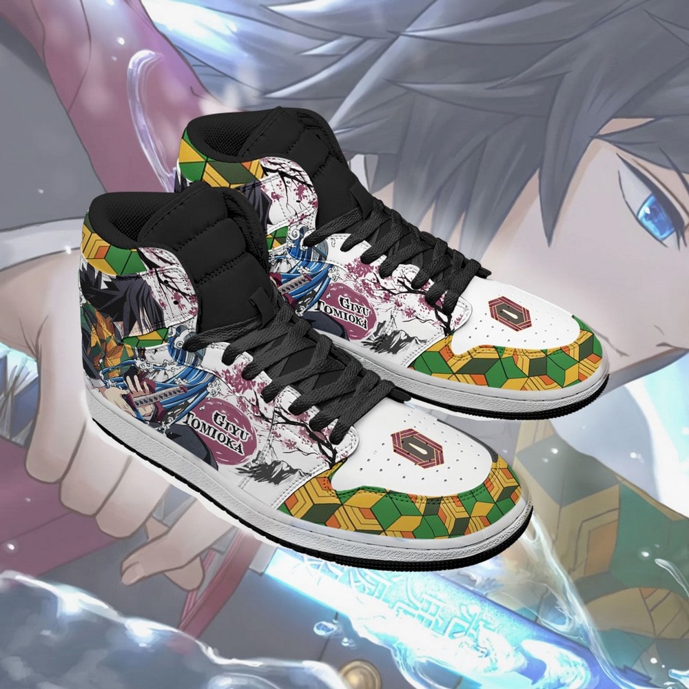 Giyu Tomioka Demon Slayer J1 High Top Shoes - Sneakatelier