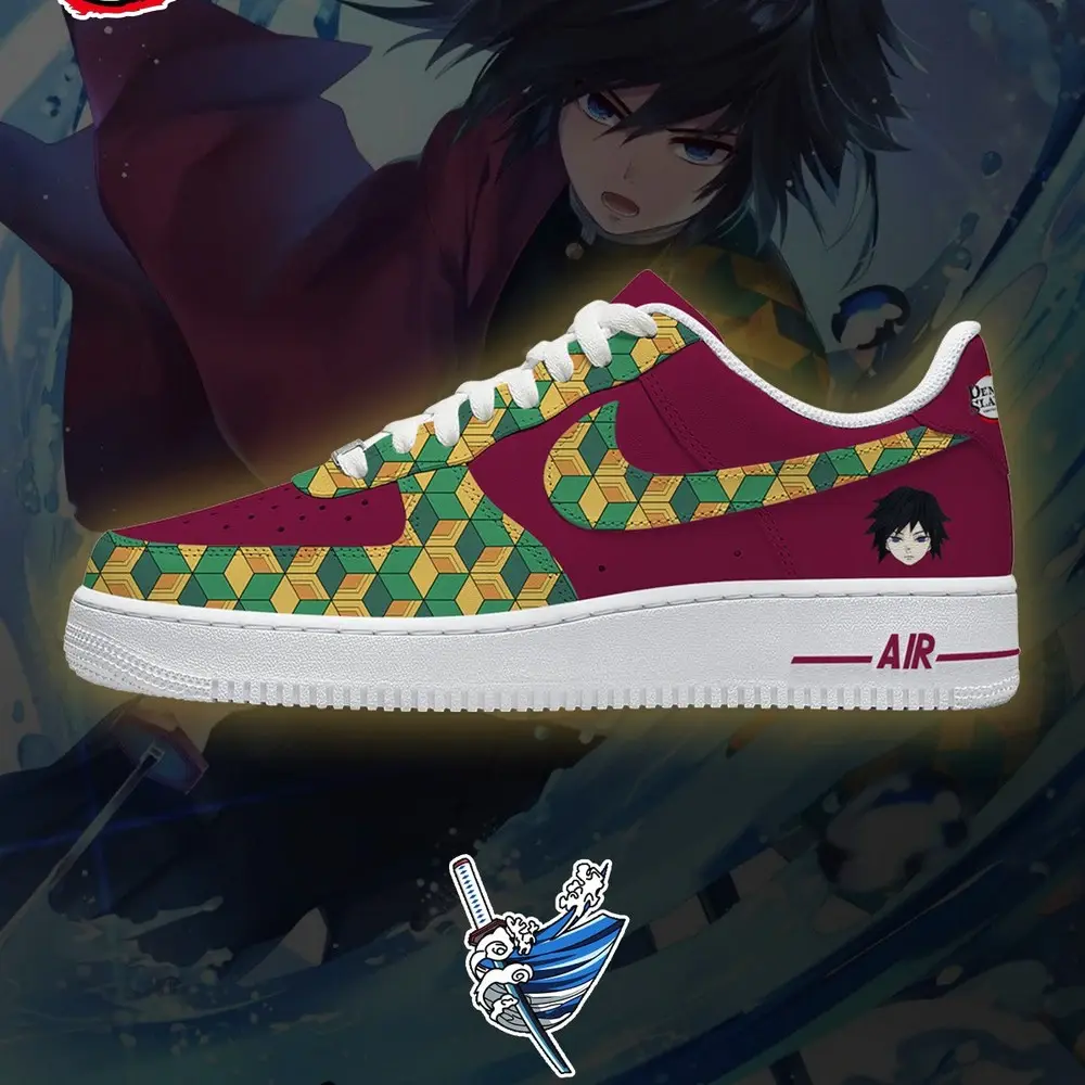 Giyu Tomioka Demon Slayer Special Design Low Top Shoes - Sneakatelier