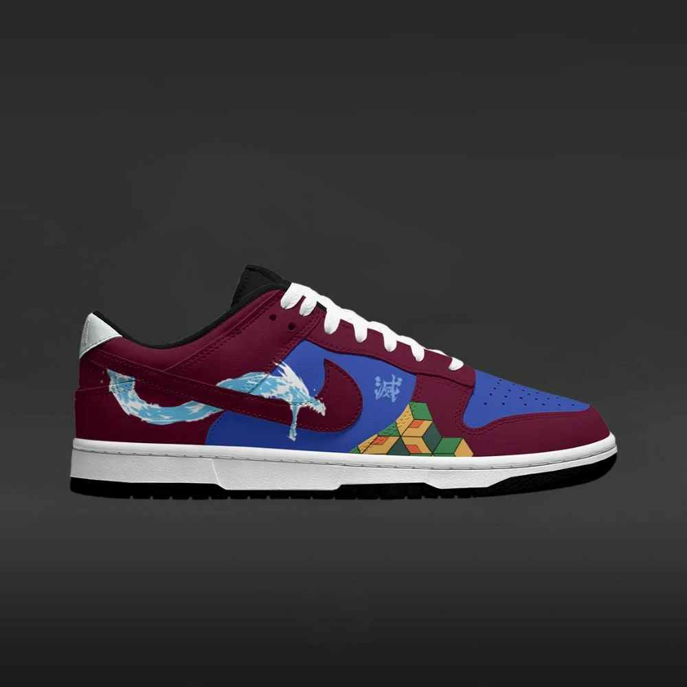 Giyu Tomioka V.2 Demon Slayer Custom Low Top Shoes - Sneakatelier