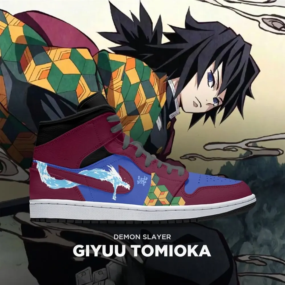 Giyuu Tomioka Demon Slayer Limited High Top Shoes - Sneakatelier