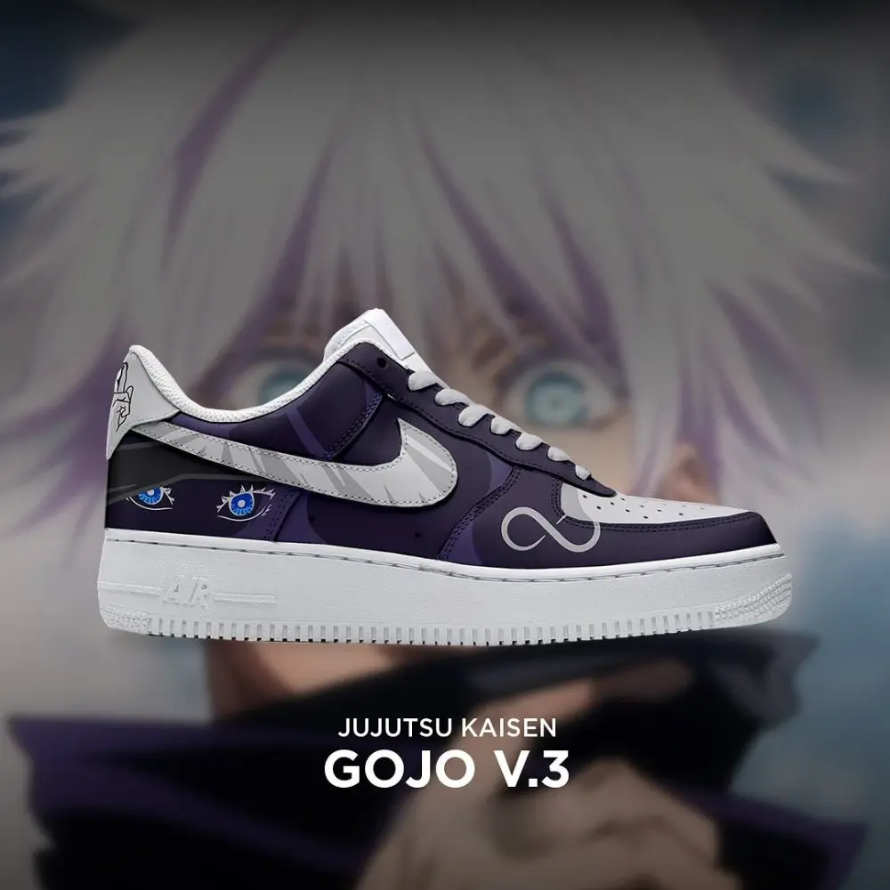 Gojo Limited Jujutsu Kaisen Low Top Shoes - Shoesmates Gojo Limited Jujutsu Kaisen Low Top Shoes - Sneakatelier Sneakatelier
