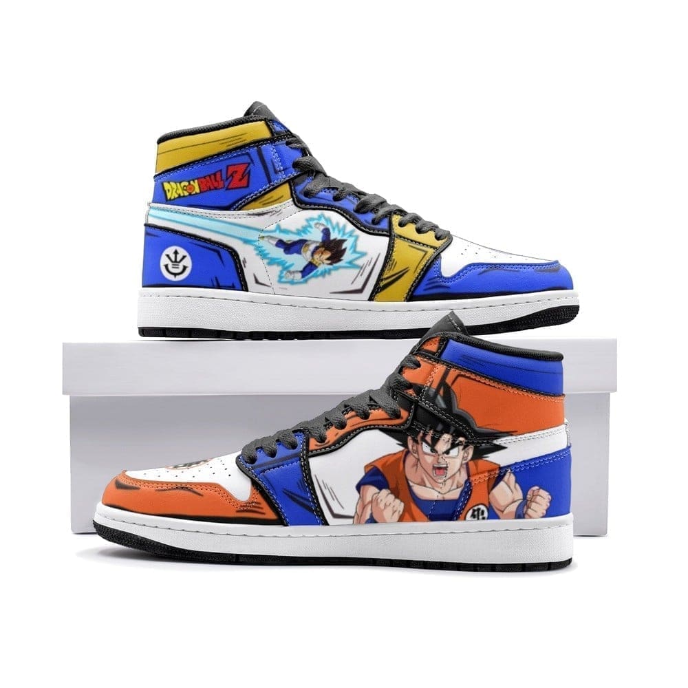 Goku And Vegeta Dragon Ball Z Air Jordan 1 High Top Shoes SMGAVD1 - Sneakatelier