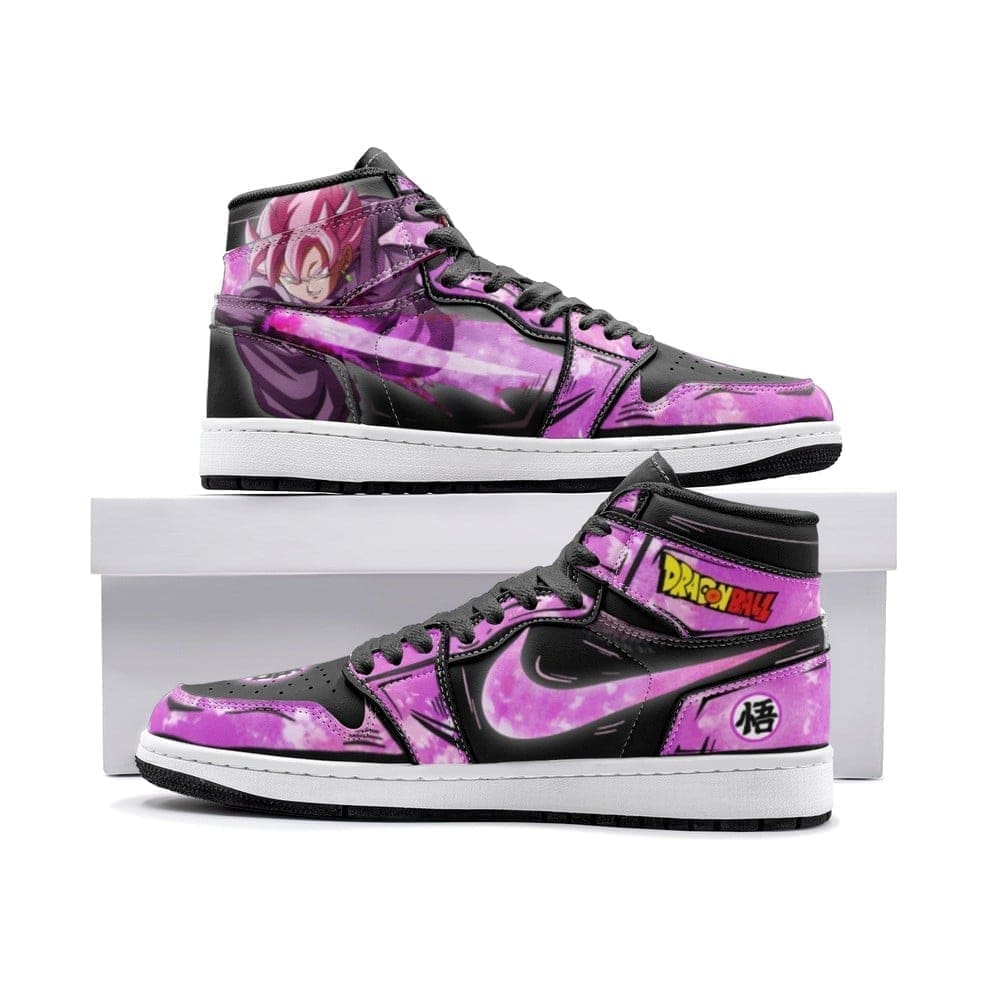 Goku Black Rose Dragon Ball Air Jordan 1 High Top Shoes SMGBRD1 - Sneakatelier