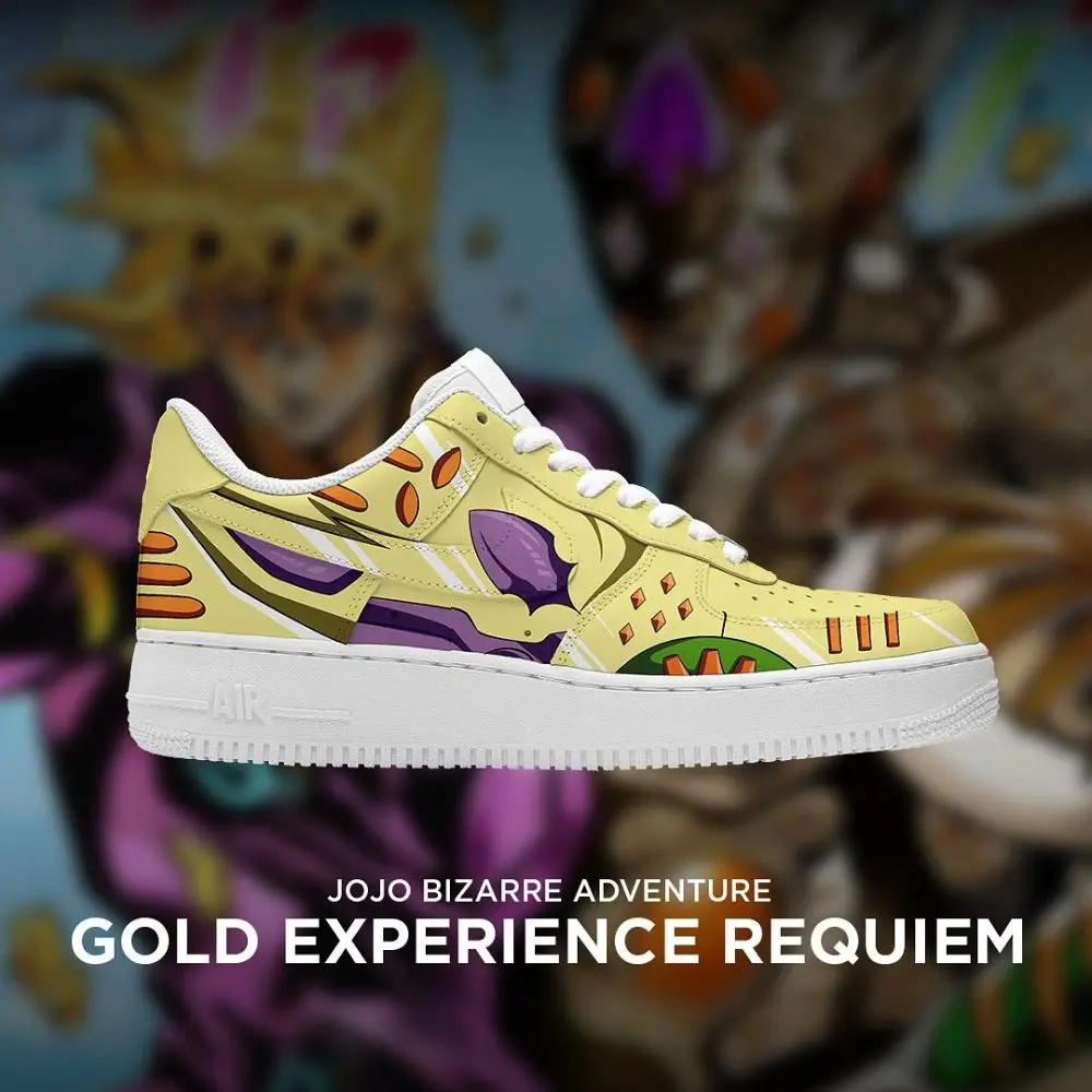 Gold Experience Requiem JoJo's Bizarre Adventure Edition Low Top Shoes - Sneakatelier
