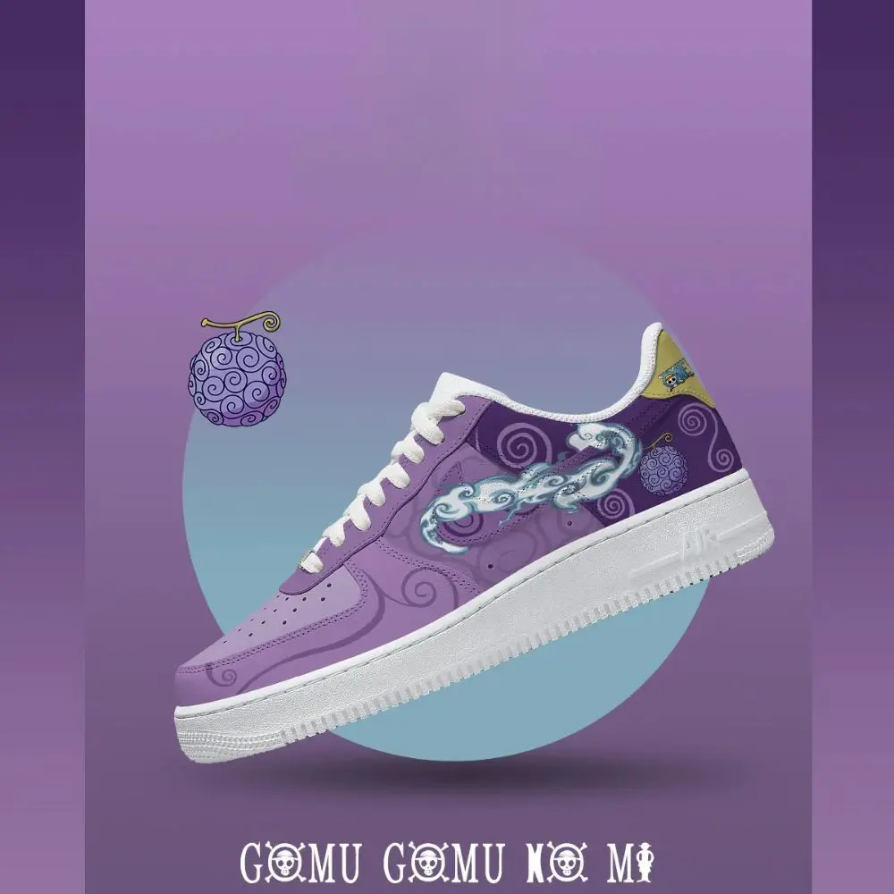 Gomu Gomu No Mi V.1 One Piece Limited Custom Low Top Shoes - Sneakatelier