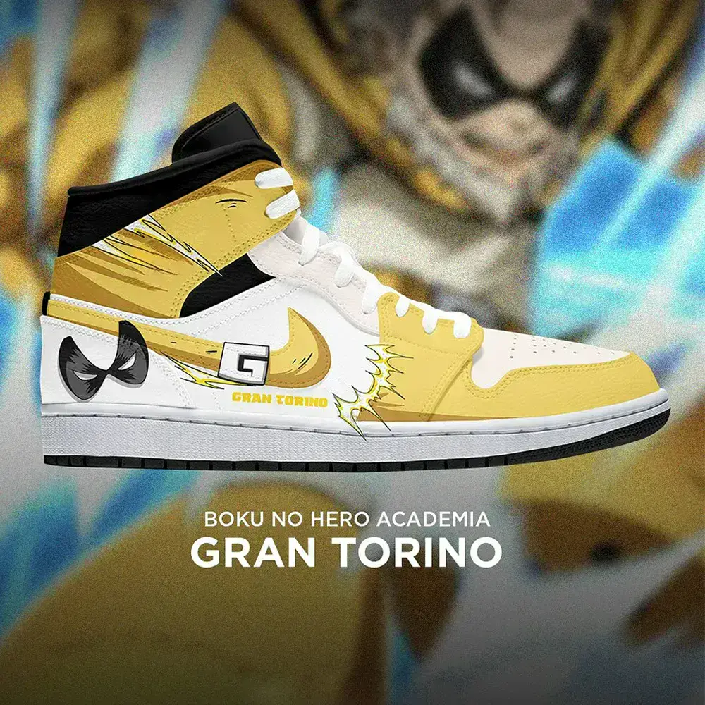 Gran Torino My Hero Academia Custom High Top Shoes - Shoesmates Gran Torino My Hero Academia Custom High Top Shoes - Sneakatelier Sneakatelier