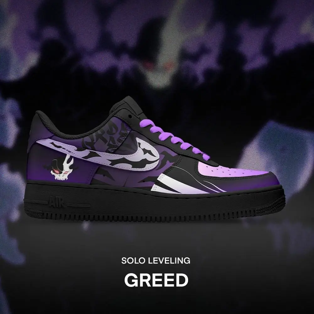 Greed Solo Leveling Limited Low Top Shoes - Sneakatelier