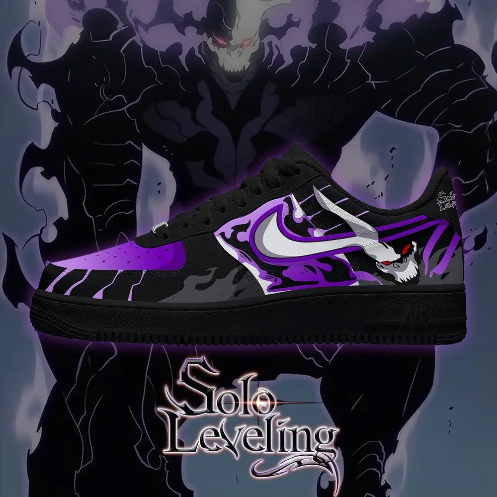 Greed V.2 Shadow Legacy Solo Leveling Low Top Shoes - Sneakatelier
