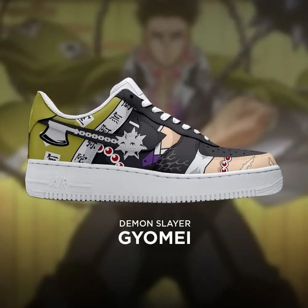 Gyomei Hashira Demon Slayer Low Top Shoes - Sneakatelier