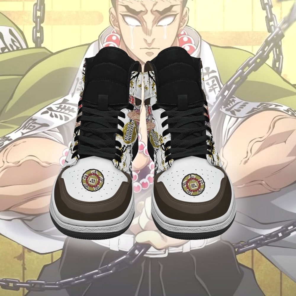 Gyomei Himejima Demon Slayer J1 High Top Shoes - Shoesmates Gyomei Himejima Demon Slayer J1 High Top Shoes - Sneakatelier Sneakatelier