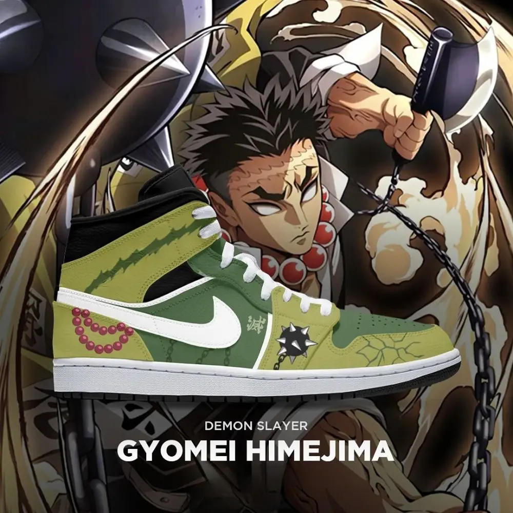 Gyomei Himejima Demon Slayer Limited High Top Shoes - Sneakatelier