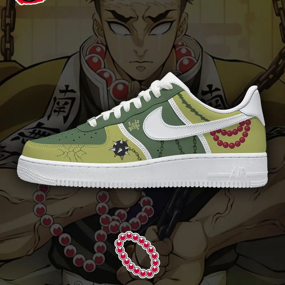 Gyomei Himejima V.1 Demon Slayer Special Design Low Top Shoes - Sneakatelier