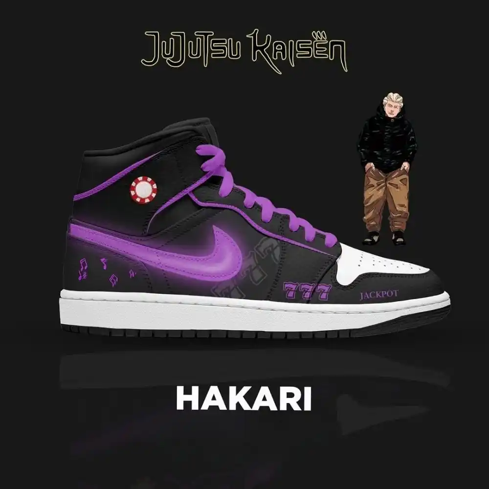 Hakari Jujutsu Kaisen Edition High Top Shoes - Shoesmates Hakari Jujutsu Kaisen Edition High Top Shoes - Sneakatelier Sneakatelier