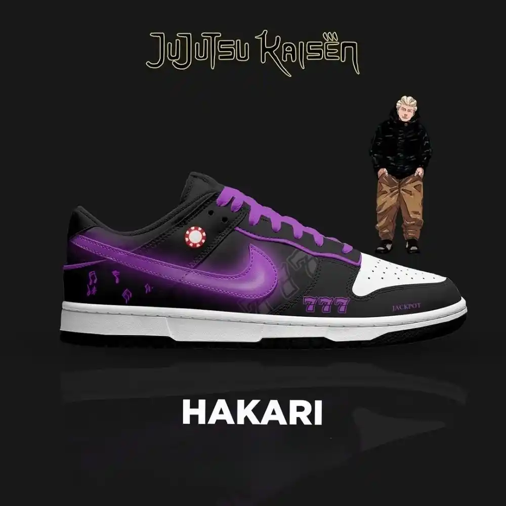 Hakari Jujutsu Kaisen Edition Low Top Shoes - Shoesmates Hakari Jujutsu Kaisen Edition Low Top Shoes - Sneakatelier Sneakatelier