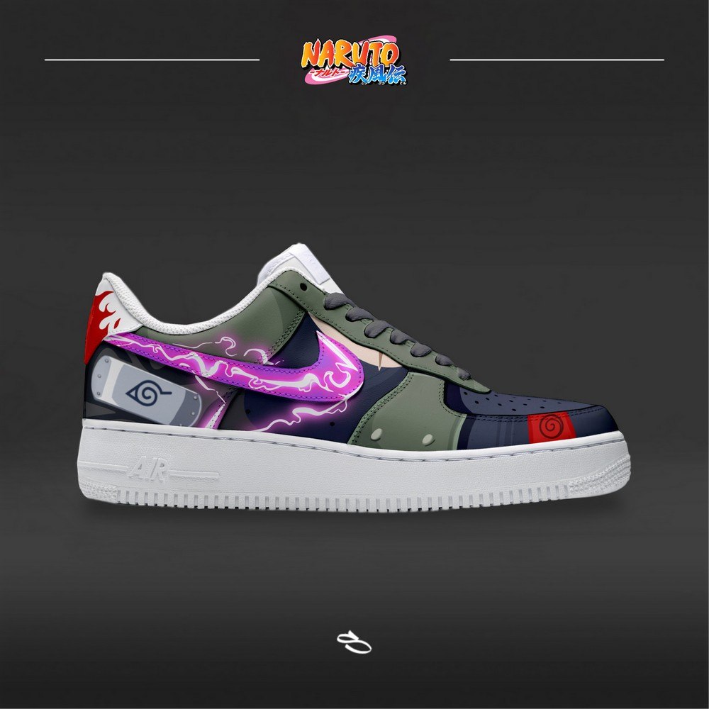 Hatake Kakashi Hokage Naruto AF1 Shoes - Sneakatelier
