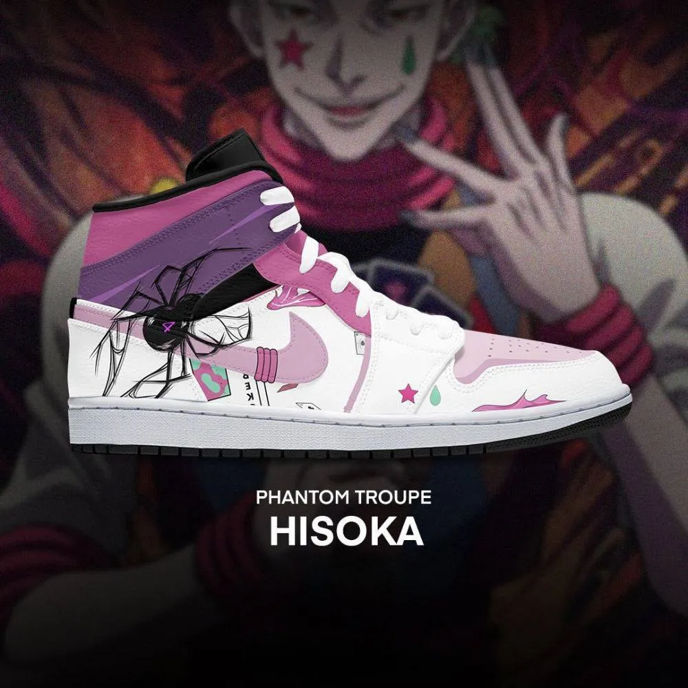 Hisoka Hunter x Hunter Custom High Top Shoes - Sneakatelier
