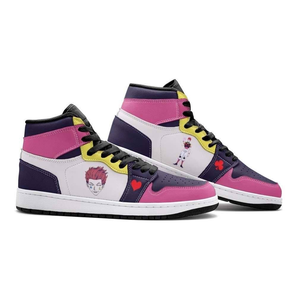 Hisoka Morow Hunter X Hunter Air Jordan 1 High Top Shoes - Shoesmates Hisoka Morow Hunter X Hunter Air Jordan 1 High Top Shoes - Sneakatelier Sneakatelier