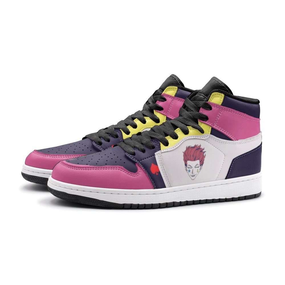 Hisoka Morow Hunter X Hunter Air Jordan 1 High Top Shoes - Shoesmates Hisoka Morow Hunter X Hunter Air Jordan 1 High Top Shoes - Sneakatelier Sneakatelier