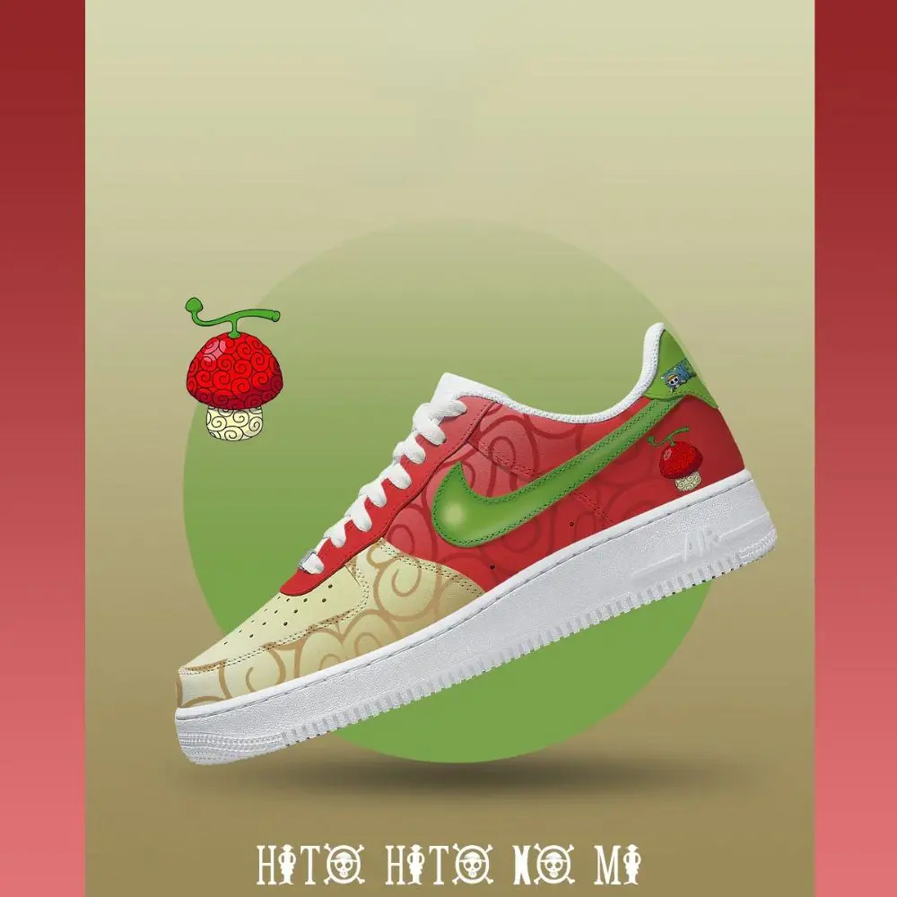 Hito Hito No Mi V.1 One Piece Limited Custom Low Top Shoes - Sneakatelier