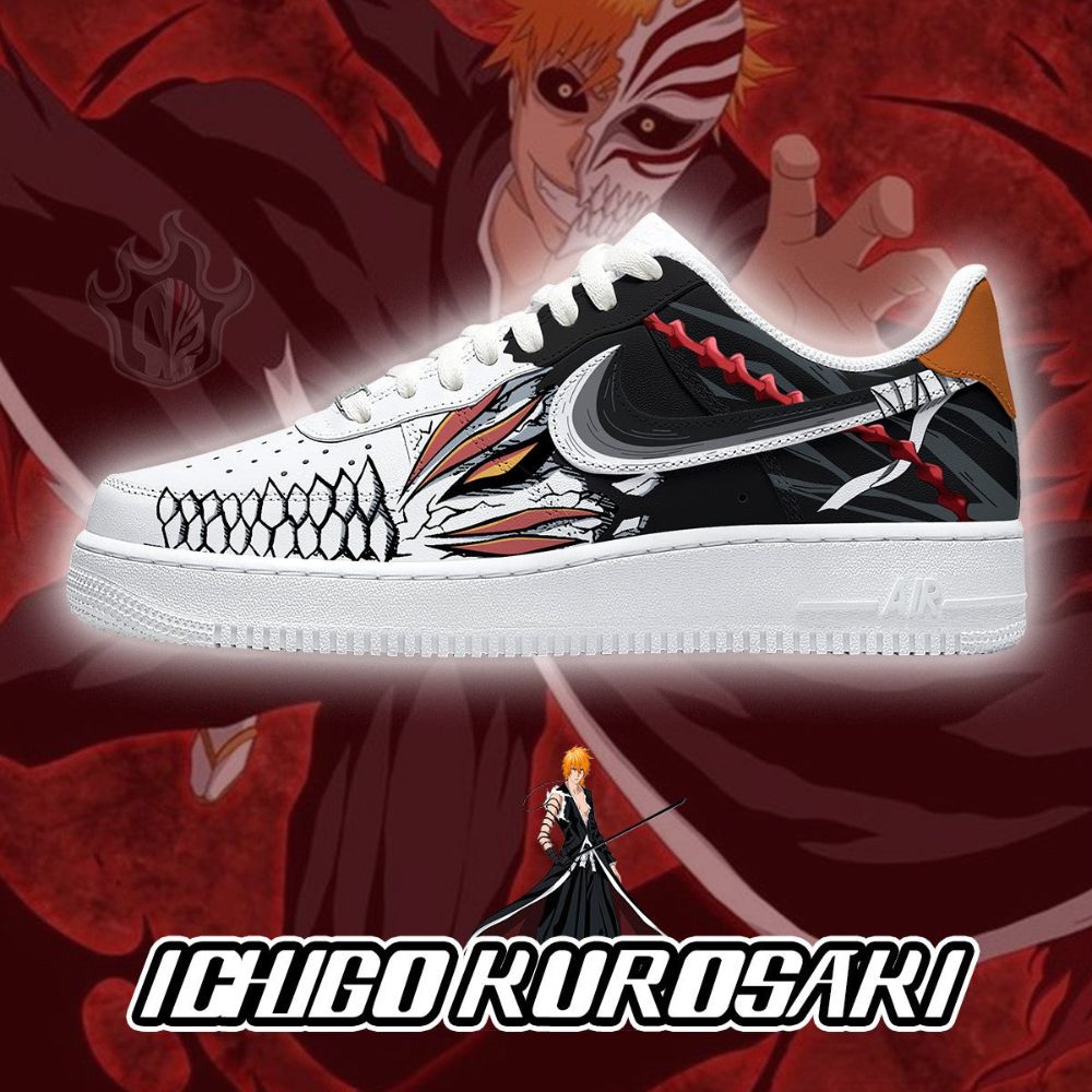 Ichigo Kurosaki Bleach AF1 Shoes - Sneakatelier