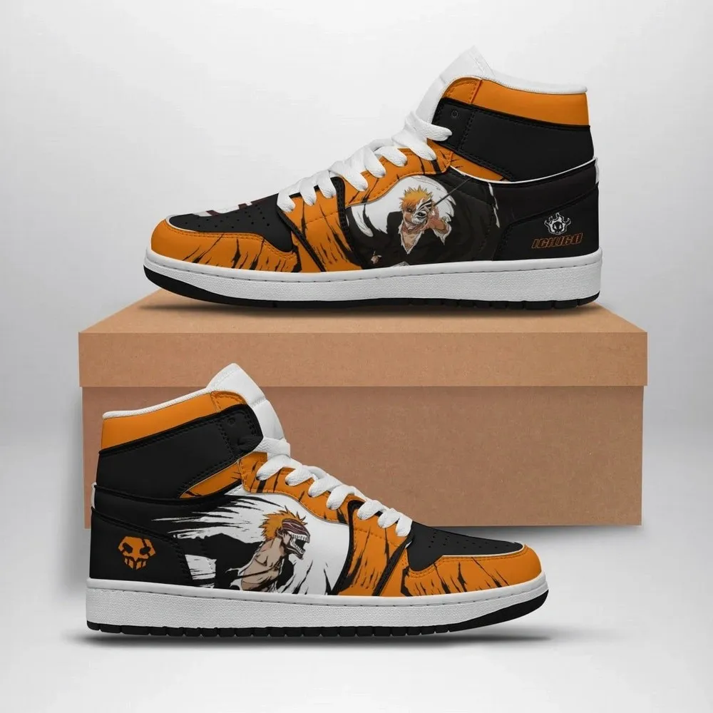 Ichigo Kurosaki V2 Bleach Special High Top Shoes - Sneakatelier