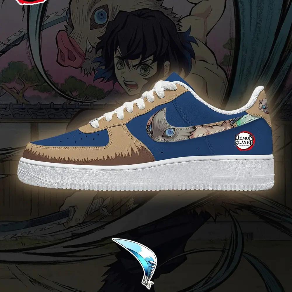 Inosuke Hashibira Demon Slayer Special Design Low Top Shoes - Shoesmates Inosuke Hashibira Demon Slayer Special Design Low Top Shoes - Sneakatelier Sneakatelier