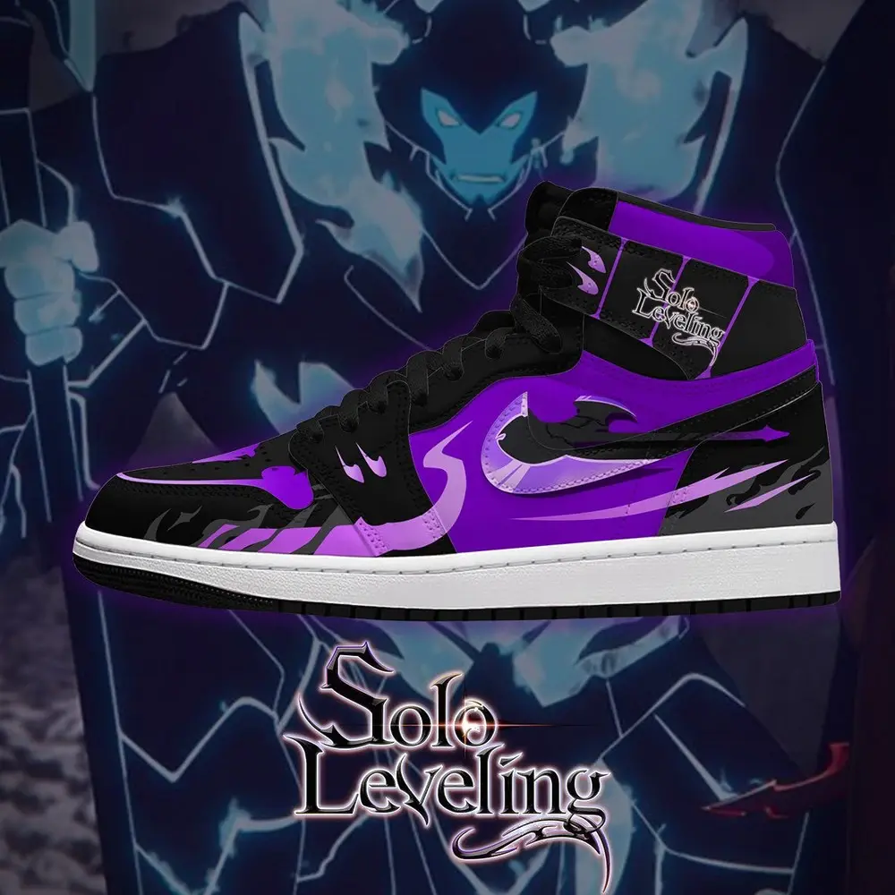 Iron Arise Edition Solo Leveling High Top Shoes - Sneakatelier