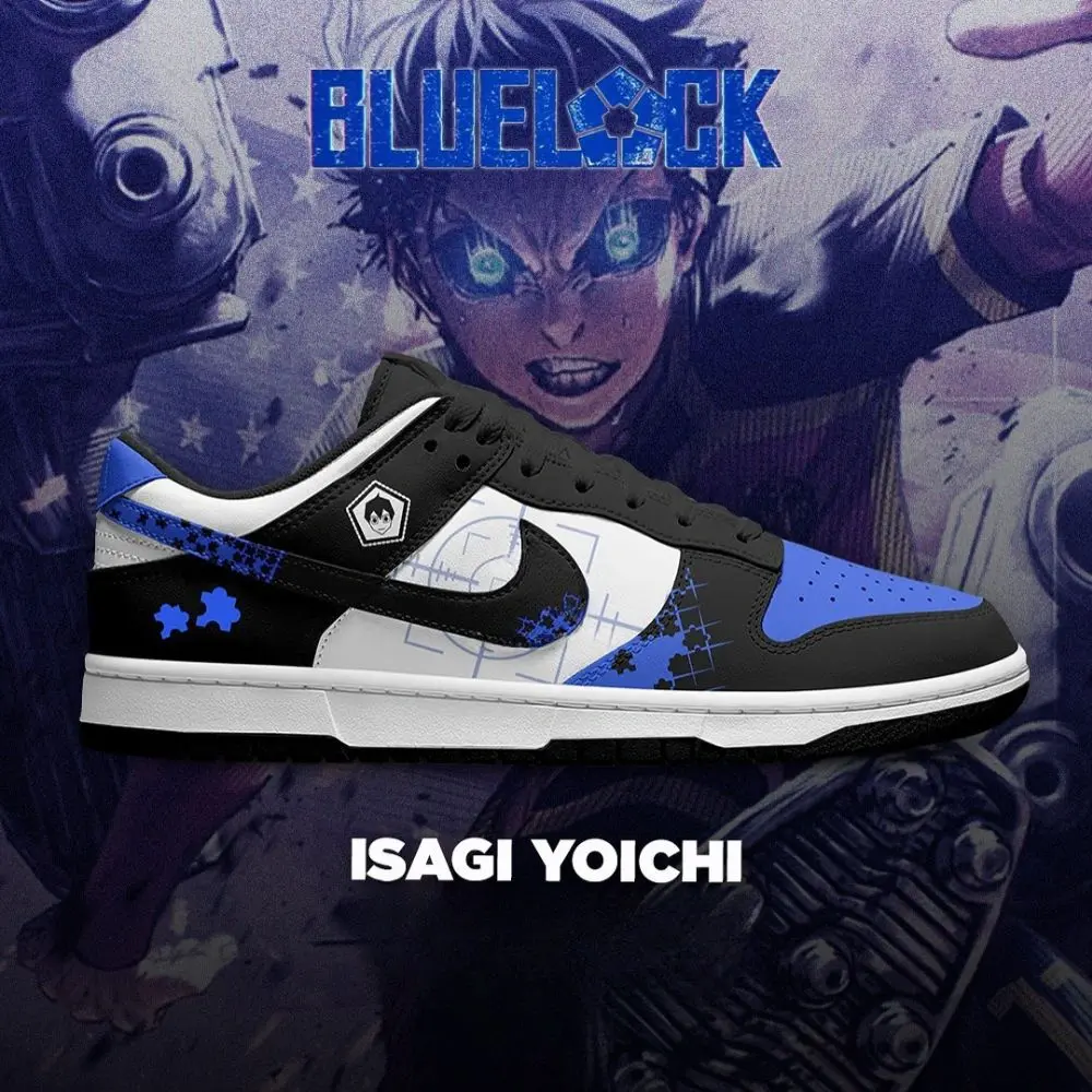 Isagi Yoichi Blue Lock Special Low Top Shoes - Sneakatelier