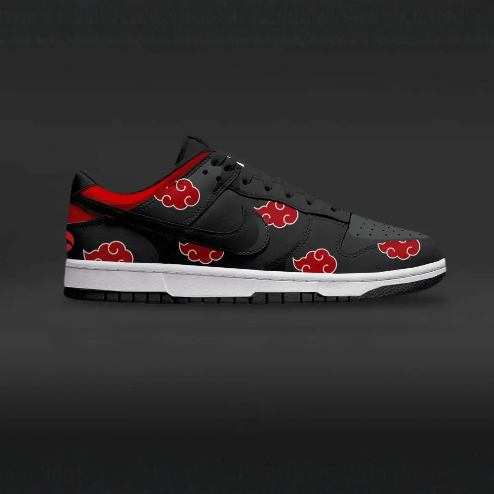Itachi Akatsuki Naruto Edition Low Top Shoes - Sneakatelier