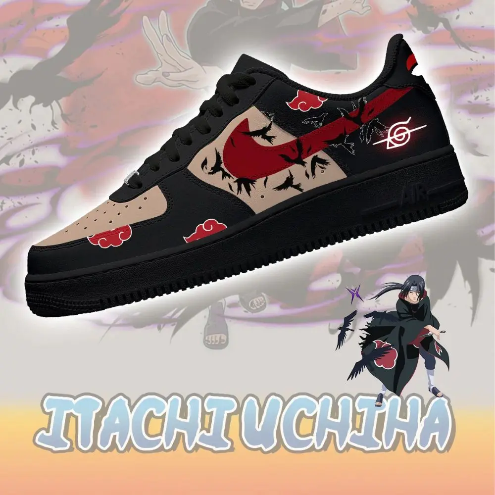 Itachi Uchiha No.6 Naruto Limited Custom Low Top Shoes - Sneakatelier