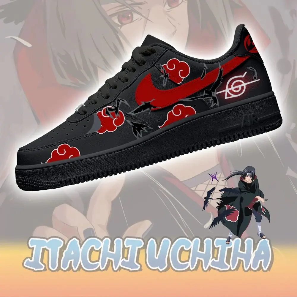 Itachi Uchiha V.7 Naruto Limited Custom Low Top Shoes - Sneakatelier