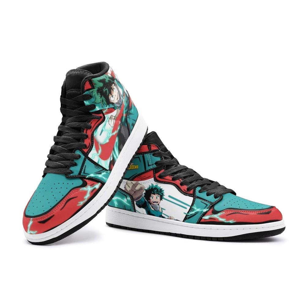 Izuku Midoriya - Deku My Hero J1 High Top Shoes - Shoesmates Izuku Midoriya - Deku My Hero J1 High Top Shoes - Sneakatelier Sneakatelier