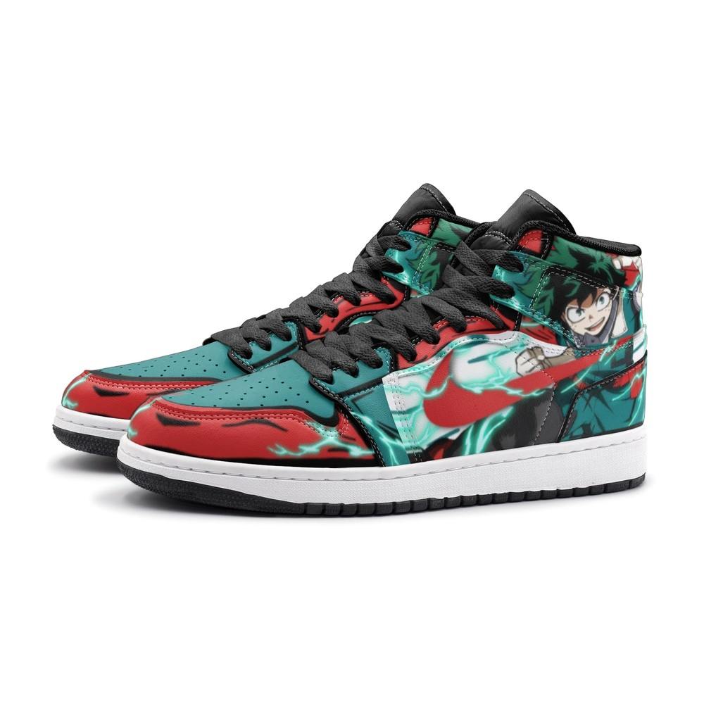 Izuku Midoriya - Deku My Hero J1 High Top Shoes - Shoesmates Izuku Midoriya - Deku My Hero J1 High Top Shoes - Sneakatelier Sneakatelier