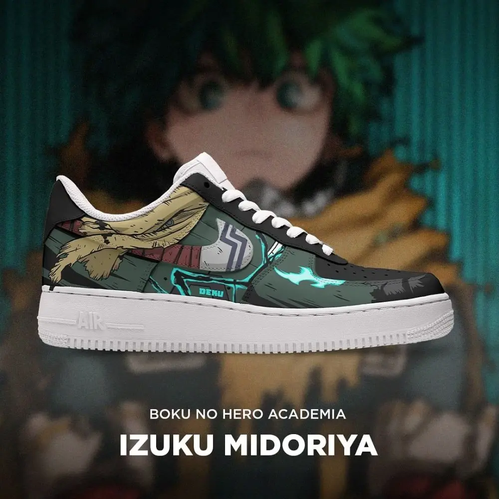Izuku Midoriya Boku No Hero Academia Low Top Shoes - Sneakatelier