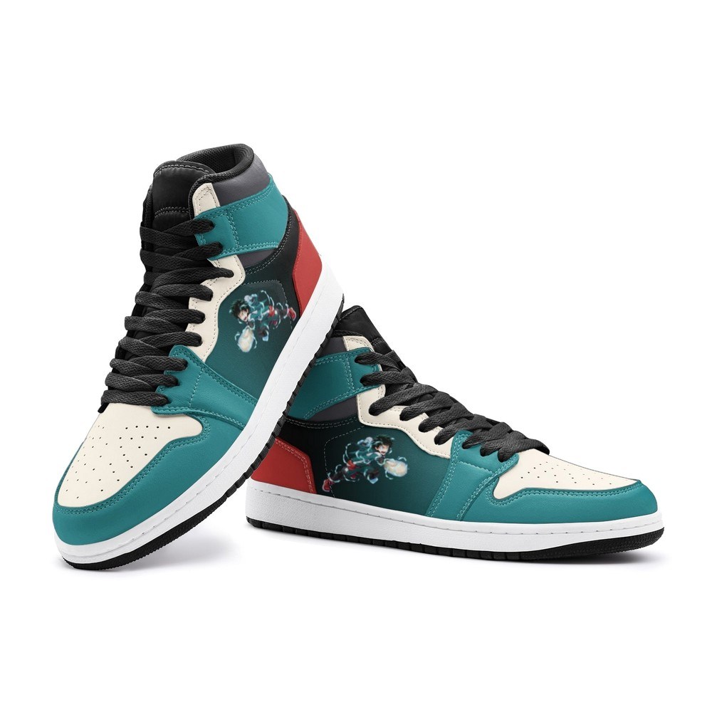 Izuku Midoriya My Hero J1 High Top Shoes - Shoesmates Izuku Midoriya My Hero J1 High Top Shoes - Sneakatelier Sneakatelier
